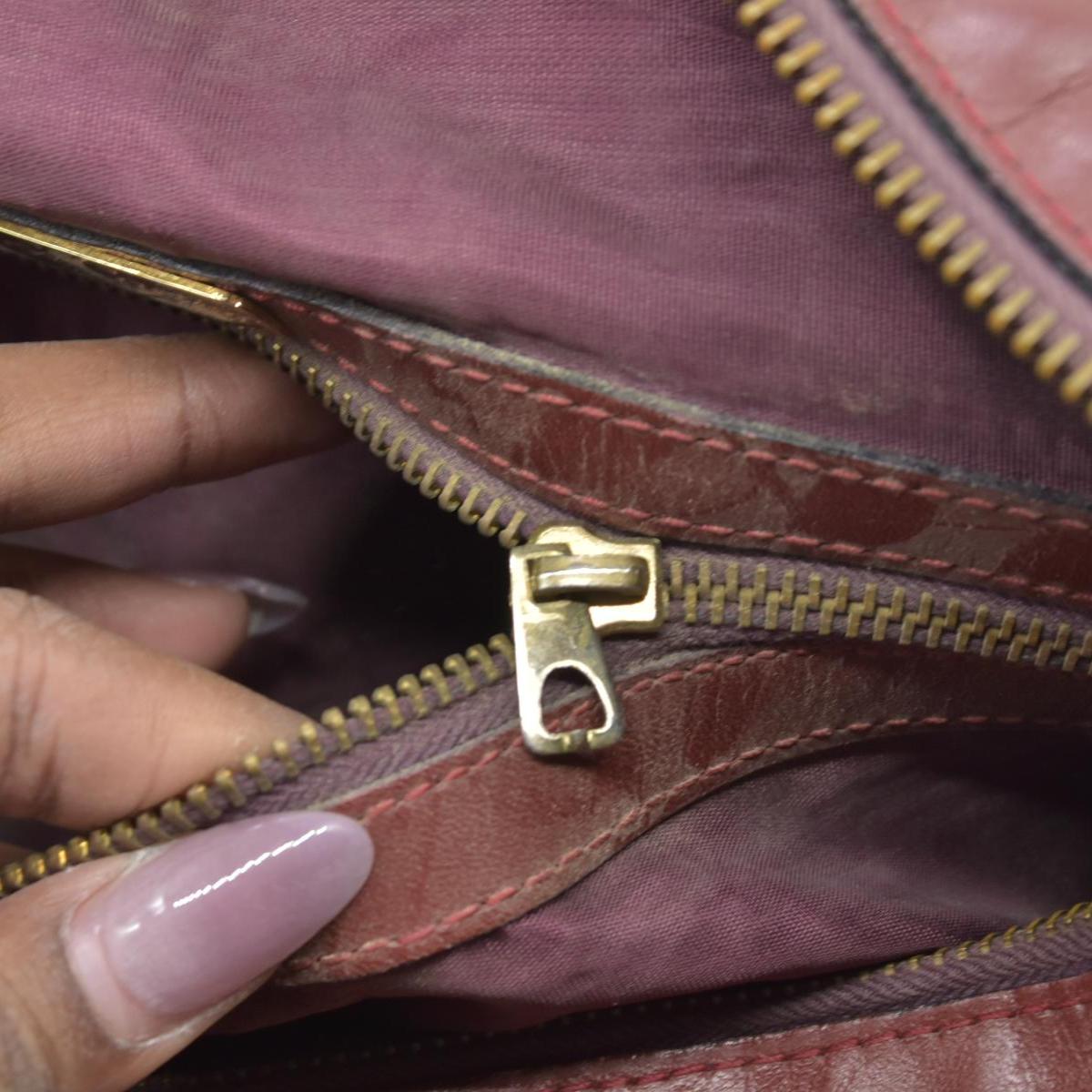 $3800 Cartier Suede Boston Bag Consignment