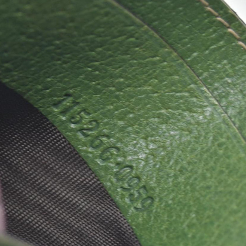 $330 Gucci Green Leather Card Holder – Consignment