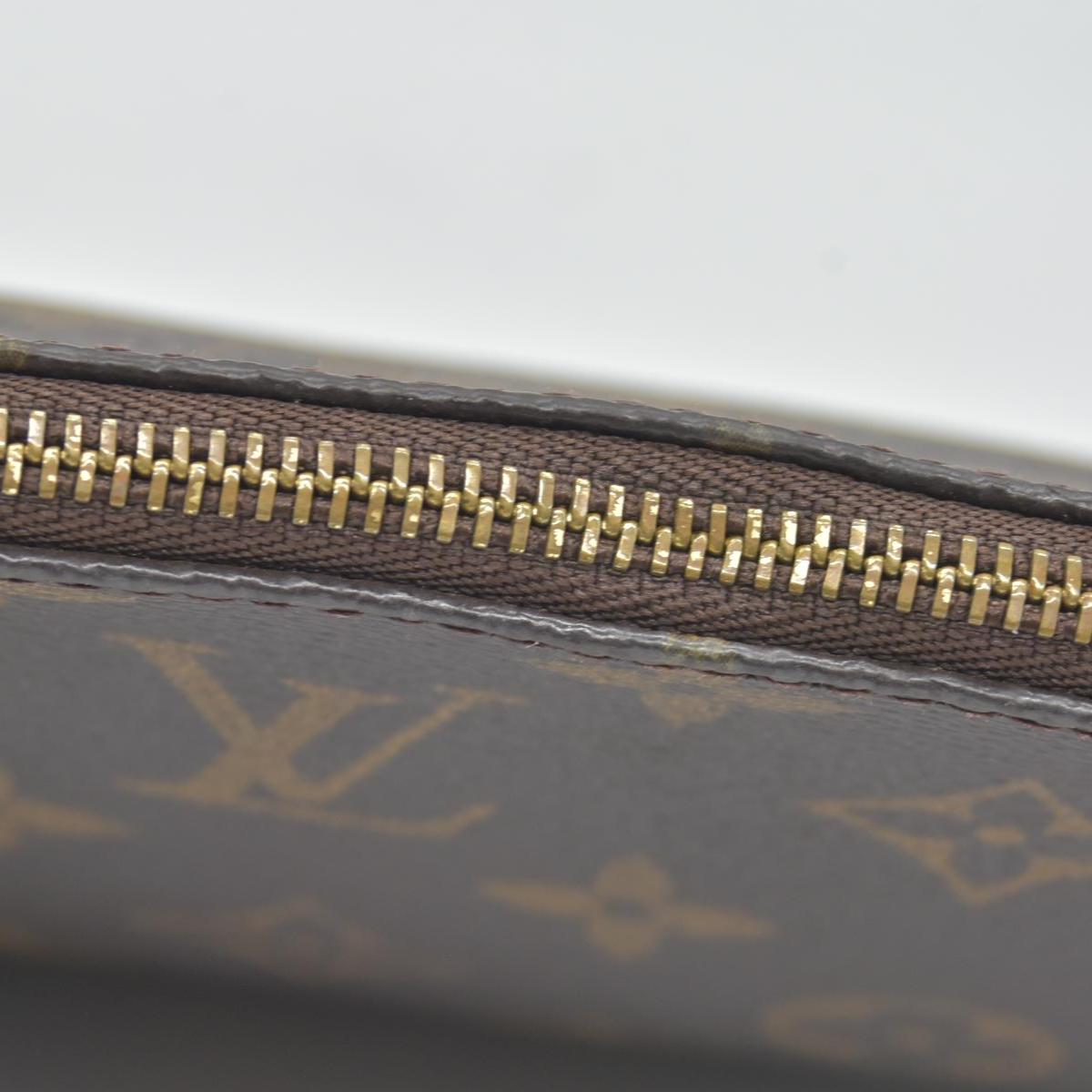 $1290 1999 Louis Vuitton LV Pochette Accessoires Brown Monogram AR0969