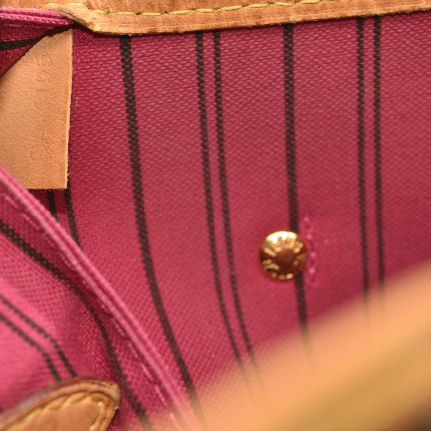 Louis Vuitton  Monogram Neverfull MM Fuchsia