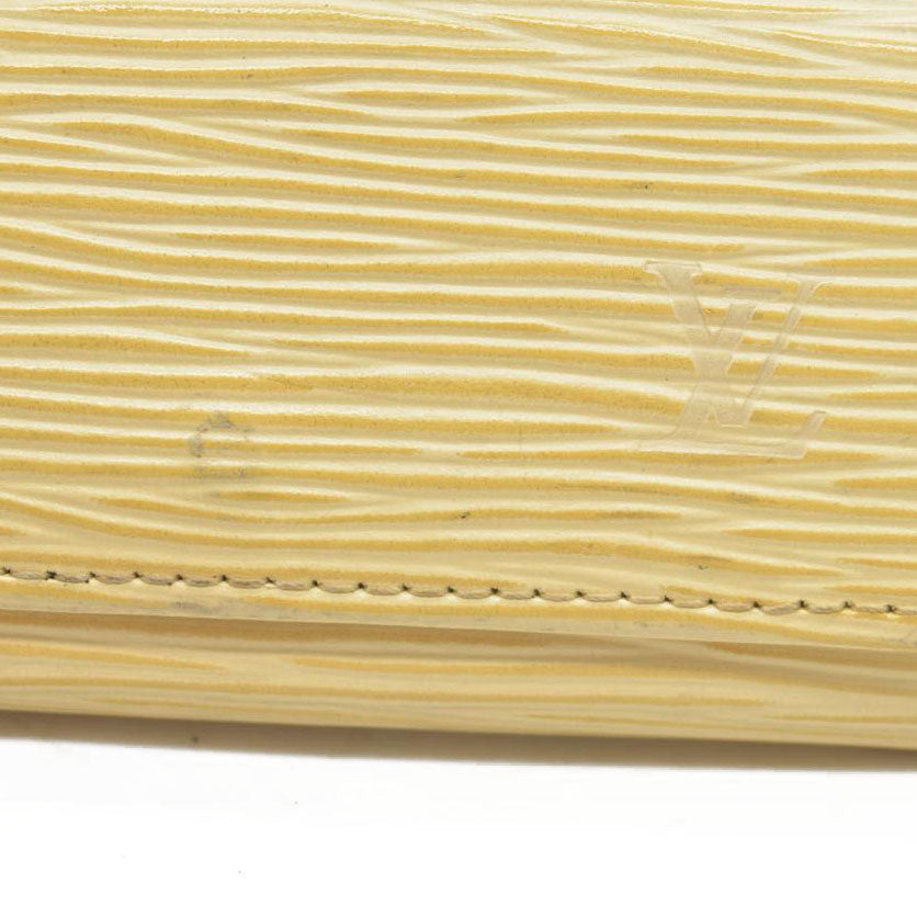$445 Louis Vuitton Epi Multicles Leather 4 Ring Key Case Cream CA0071 CONSIGNMENT
