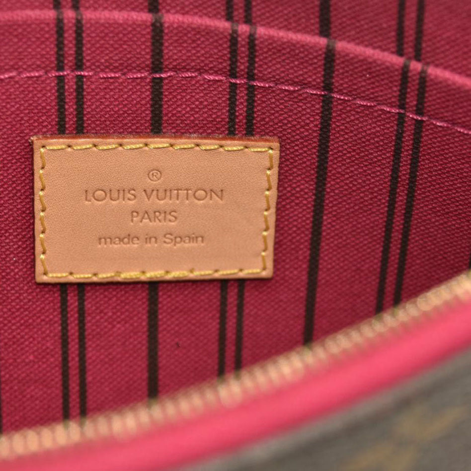 Louis Vuitton  Monogram Neverfull MM Fuchsia