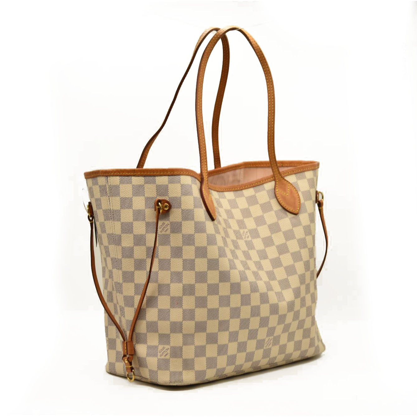 Louis Vuitton  Damier Azur Neo Neverfull MM Rose Ballerine