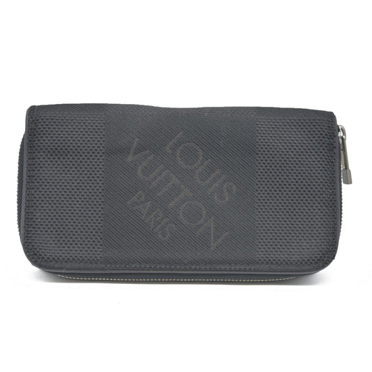 $915 Louis Vuitton Damier Geant Portefeuille Ron Zippe Zippy Long Wallet SF1171