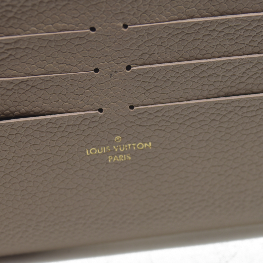 $500 Louis Vuitton Calfskin Felicie Chain Wallet Card Holder Insert Galet