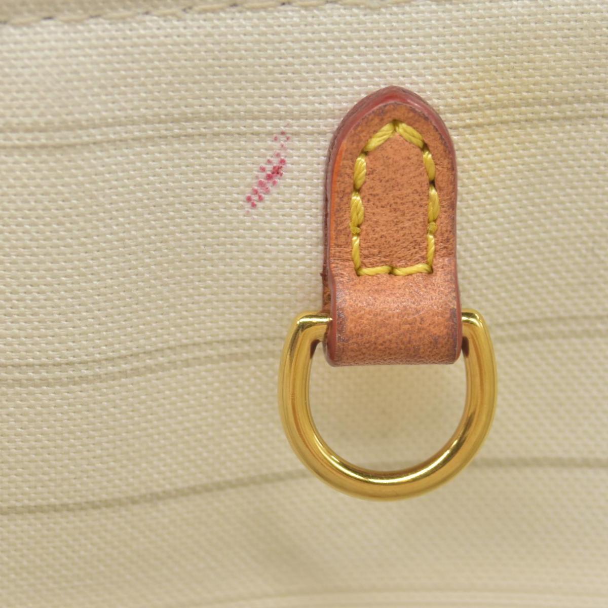 $3650 Louis Vuitton On The Go Miami GM Tote Light Beige Multi Jacquard Monogram Gold Hardware