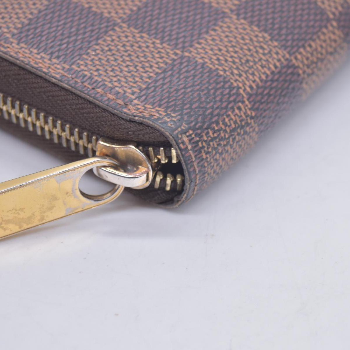 $965 2012 Louis Vuitton Damier Ebene Zippy Wallet CA3172 CONSIGNMENT
