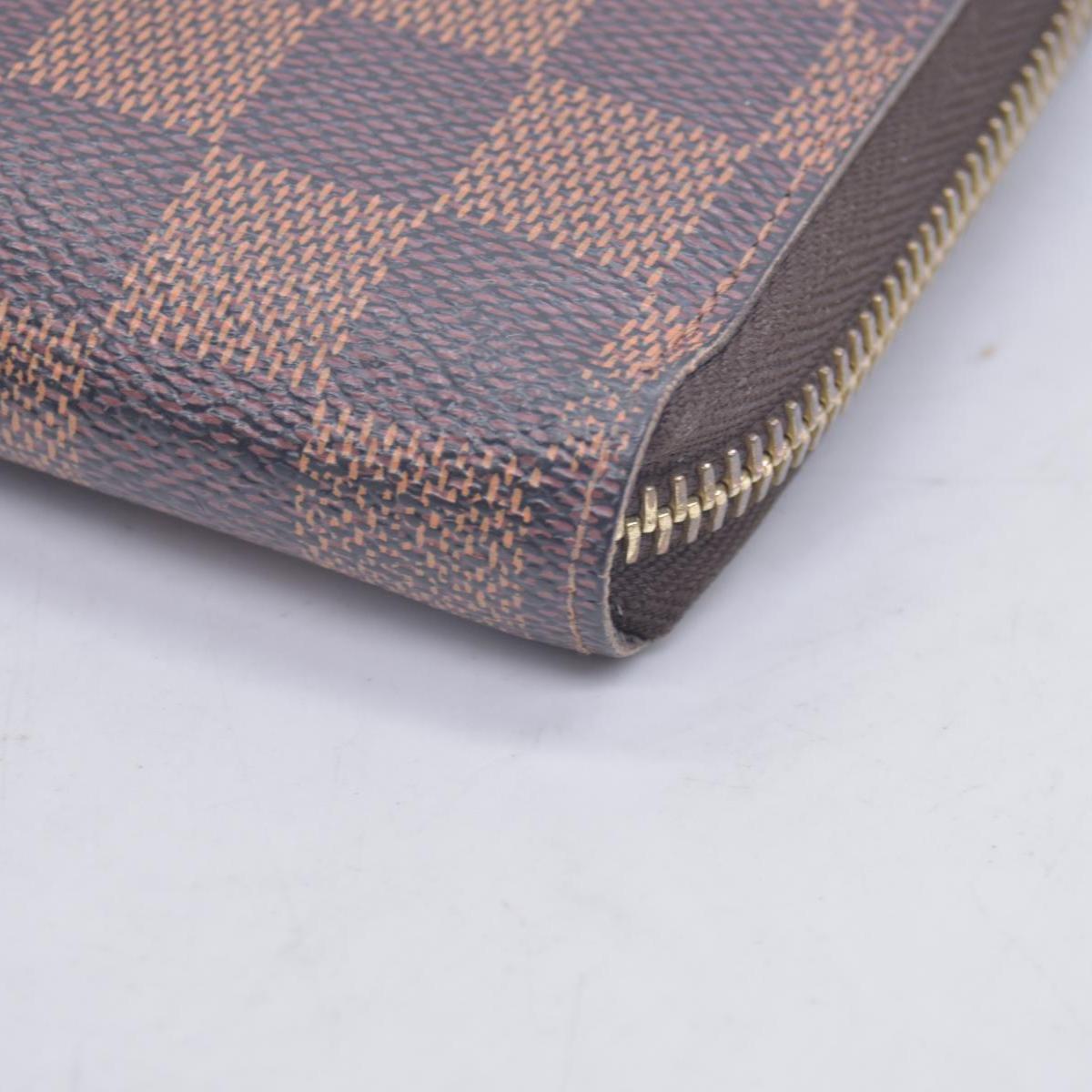 $965 2012 Louis Vuitton Damier Ebene Zippy Wallet CA3172 CONSIGNMENT