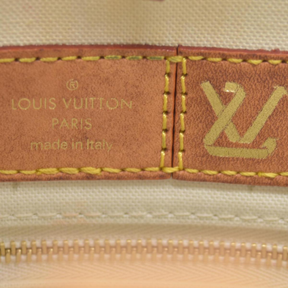 $3650 Louis Vuitton On The Go Miami GM Tote Light Beige Multi Jacquard Monogram Gold Hardware
