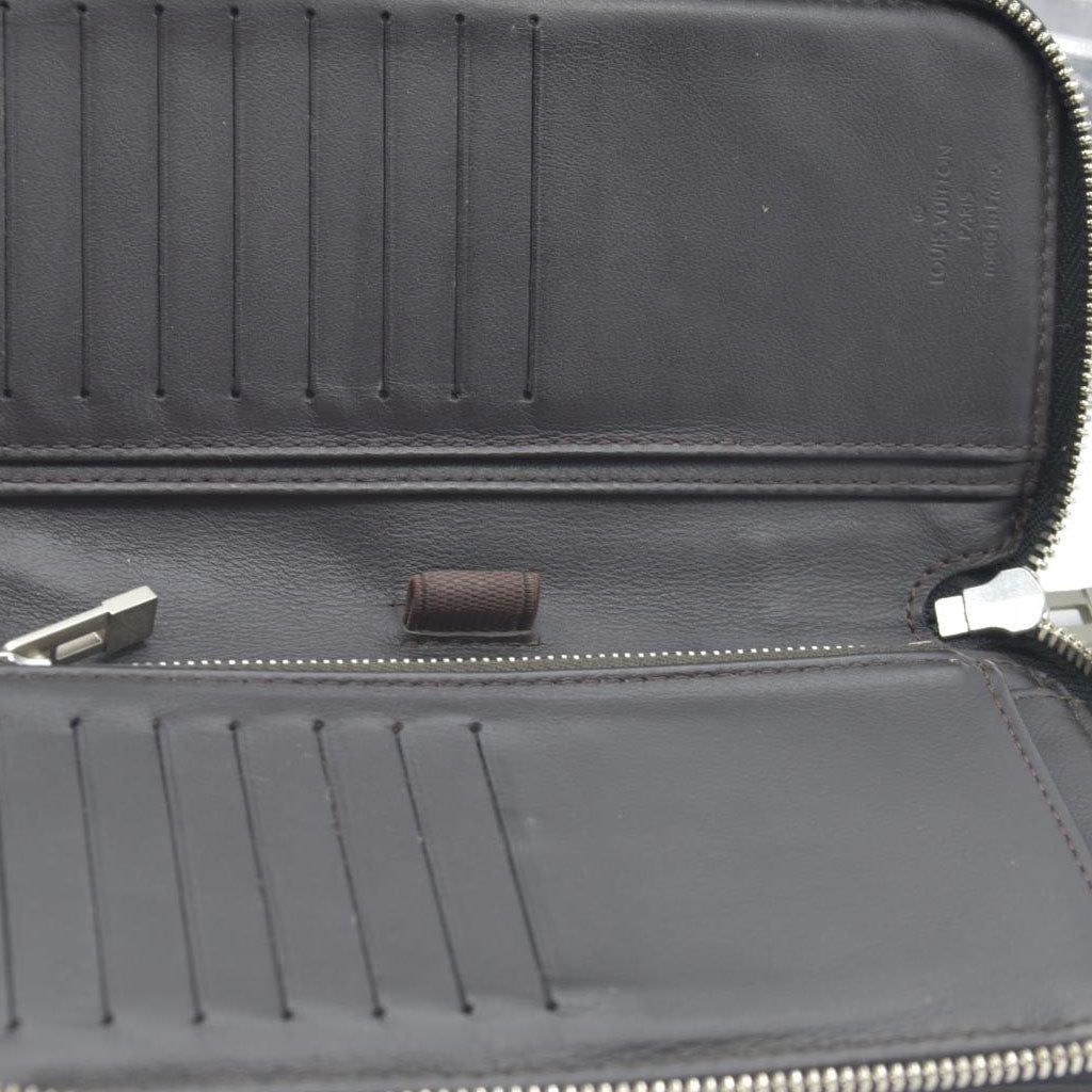 $915 Louis Vuitton Damier Geant Portefeuille Ron Zippe Zippy Long Wallet SF1171
