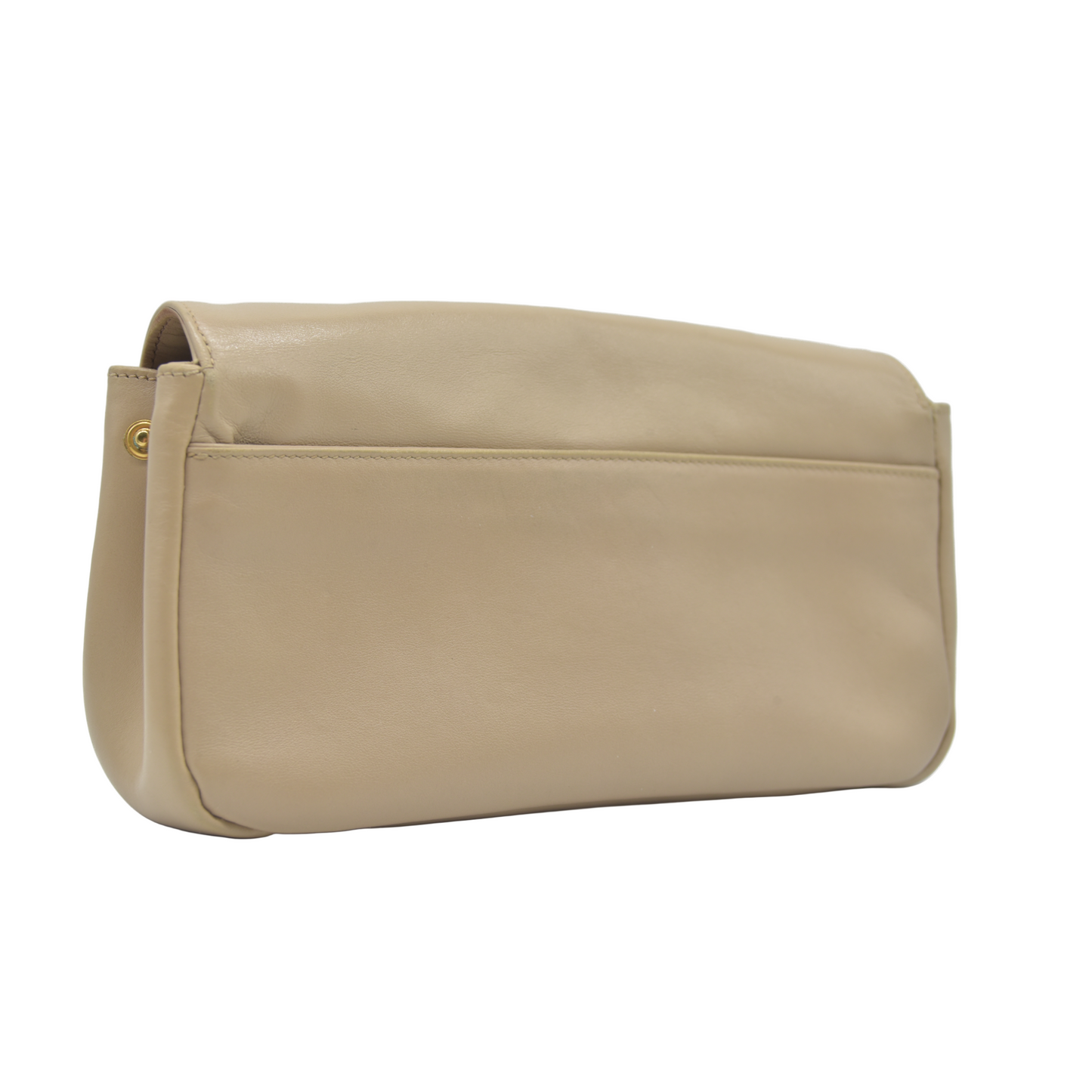 $2900 Saint Laurent Leather Calypso YSL Shoulder Bag