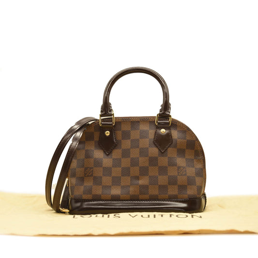 USED LOUIS VUITTON Damier Ebene Alma BB