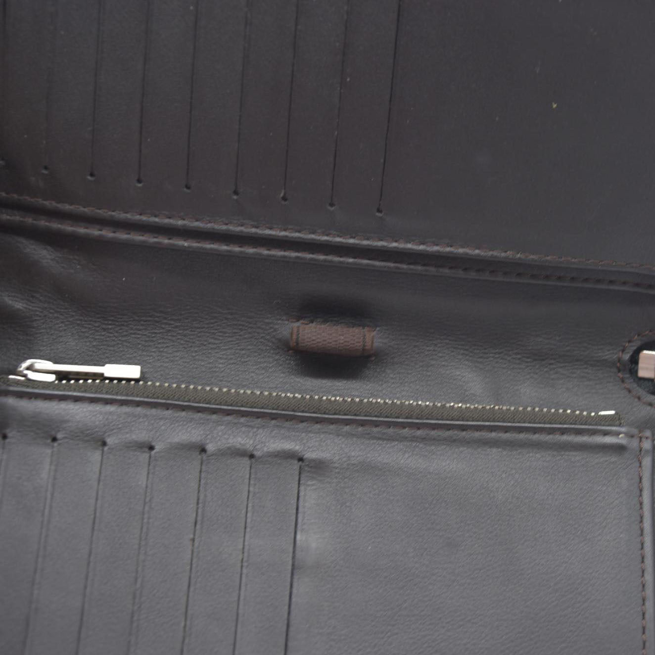 $915 Louis Vuitton Damier Geant Portefeuille Ron Zippe Zippy Long Wallet SF1171