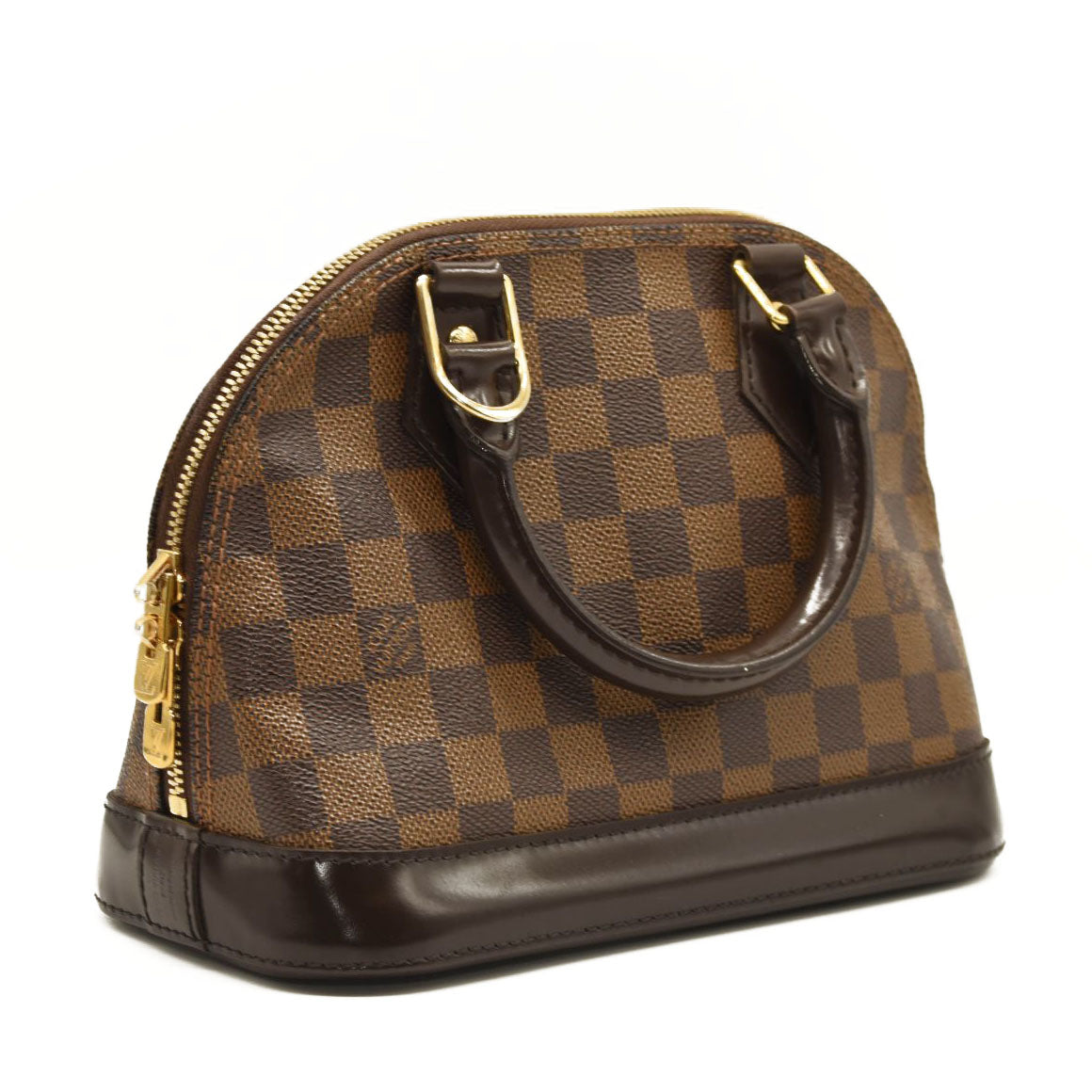 USED LOUIS VUITTON Damier Ebene Alma BB