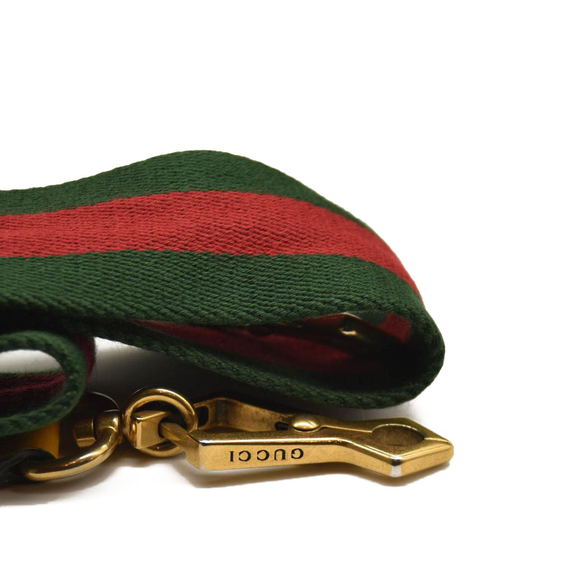 USED GUCCI GG Supreme Monogram Web Neo Vintage Shoulder Bag Beige New Acero Crop