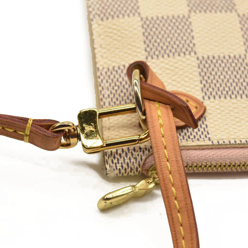 Louis Vuitton  Damier Azur Neo Neverfull MM Rose Ballerine