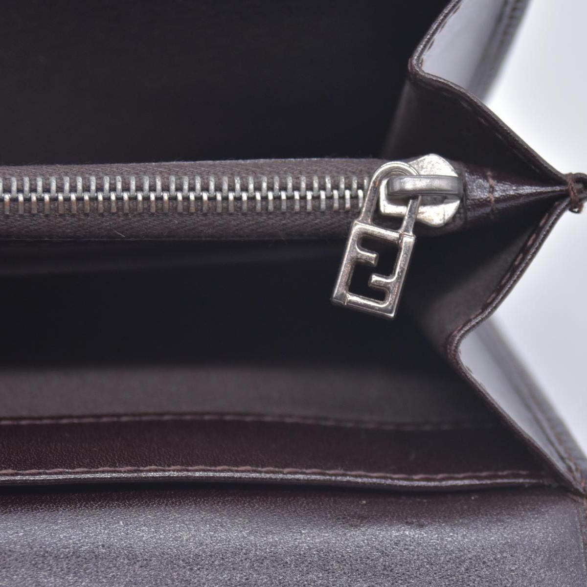 Fendi Fendi Tobacco Zucca Canvas Vintage Flap Wallet CONSIGNMENT