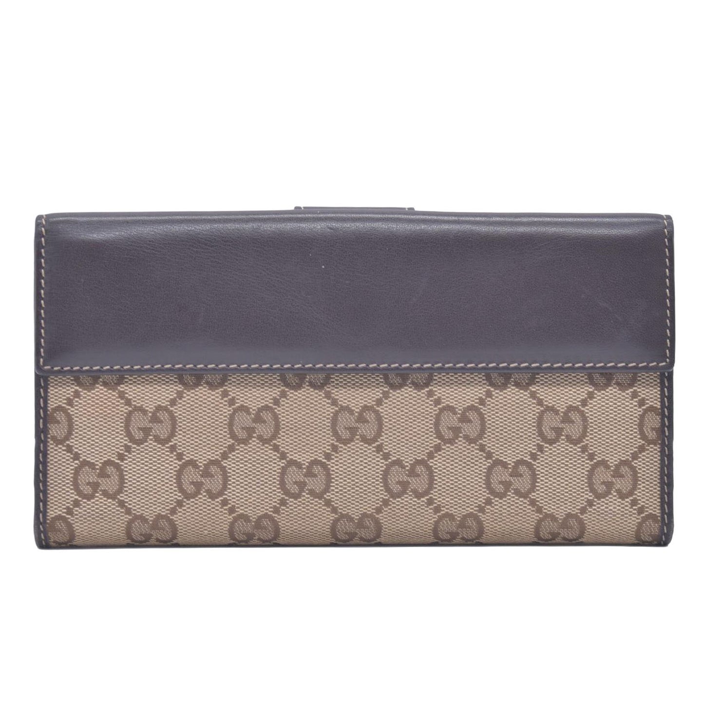 Gucci  GG Canvas Canvas Trifold Wallet CONSIGNMENT