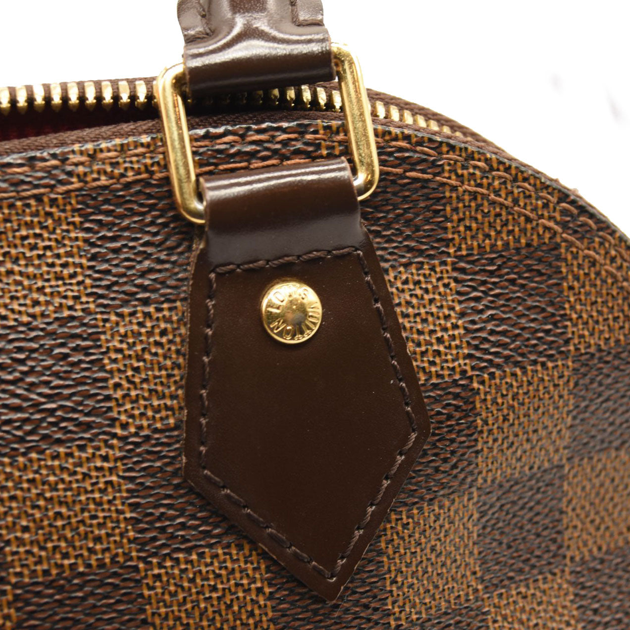 USED LOUIS VUITTON Damier Ebene Alma BB