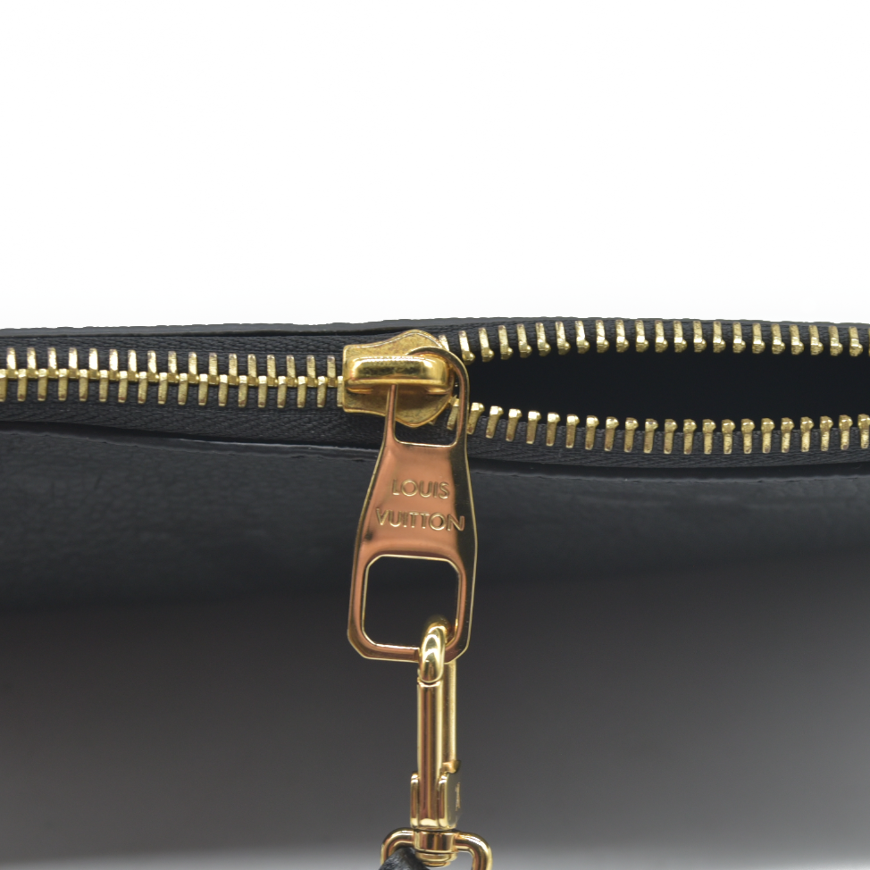 Louis Vuitton  Empreinte Monogram Giant Neverfull MM Pochette Black RFID USED