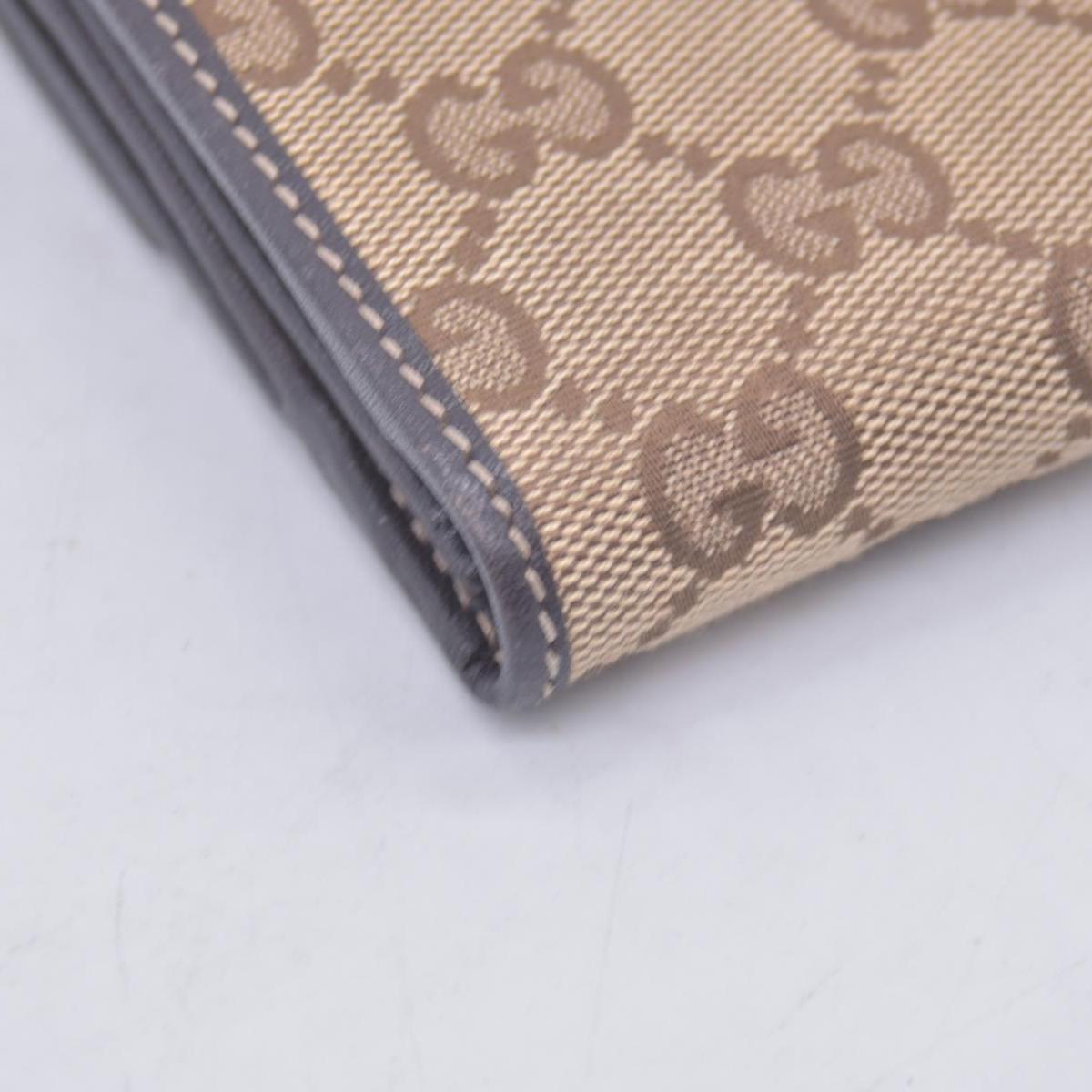 Gucci  GG Canvas Canvas Trifold Wallet CONSIGNMENT