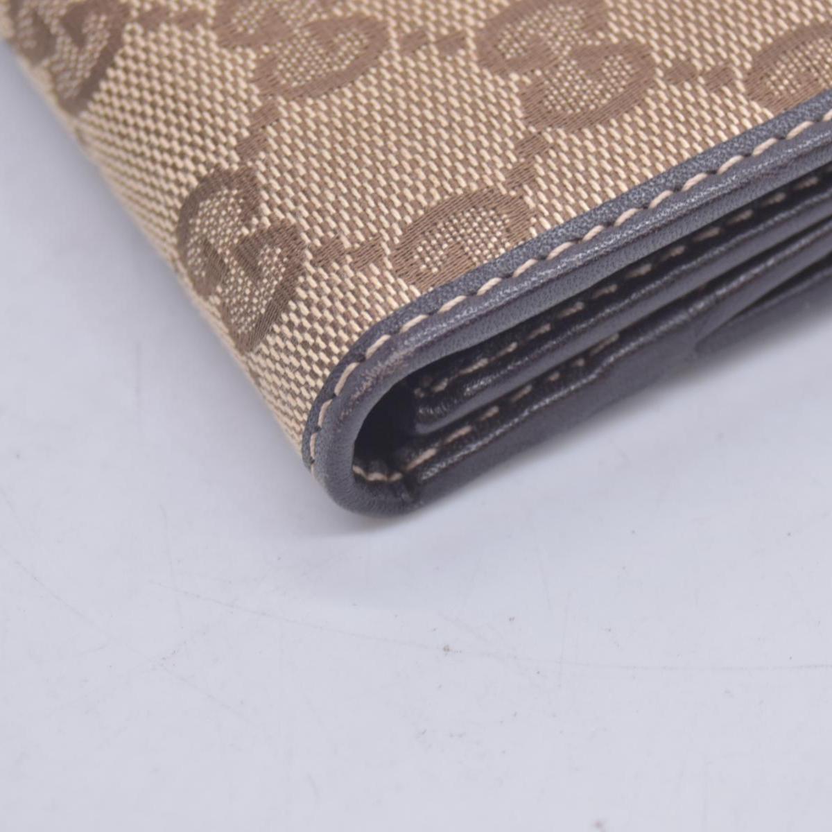 Gucci  GG Canvas Canvas Trifold Wallet CONSIGNMENT