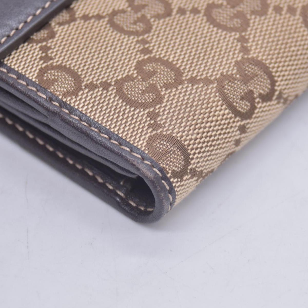 Gucci  GG Canvas Canvas Trifold Wallet CONSIGNMENT