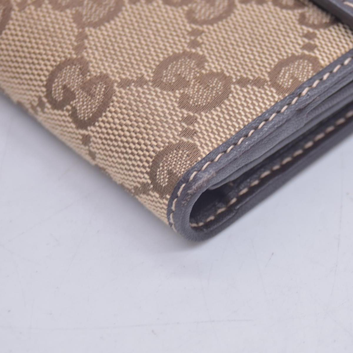 Gucci  GG Canvas Canvas Trifold Wallet CONSIGNMENT