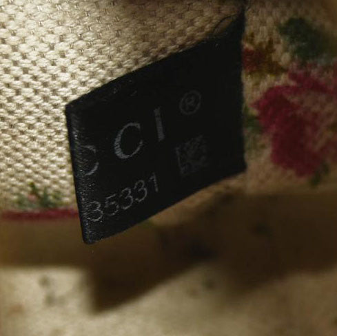 USED GUCCI GG Supreme Monogram Web Neo Vintage Shoulder Bag Beige New Acero Crop