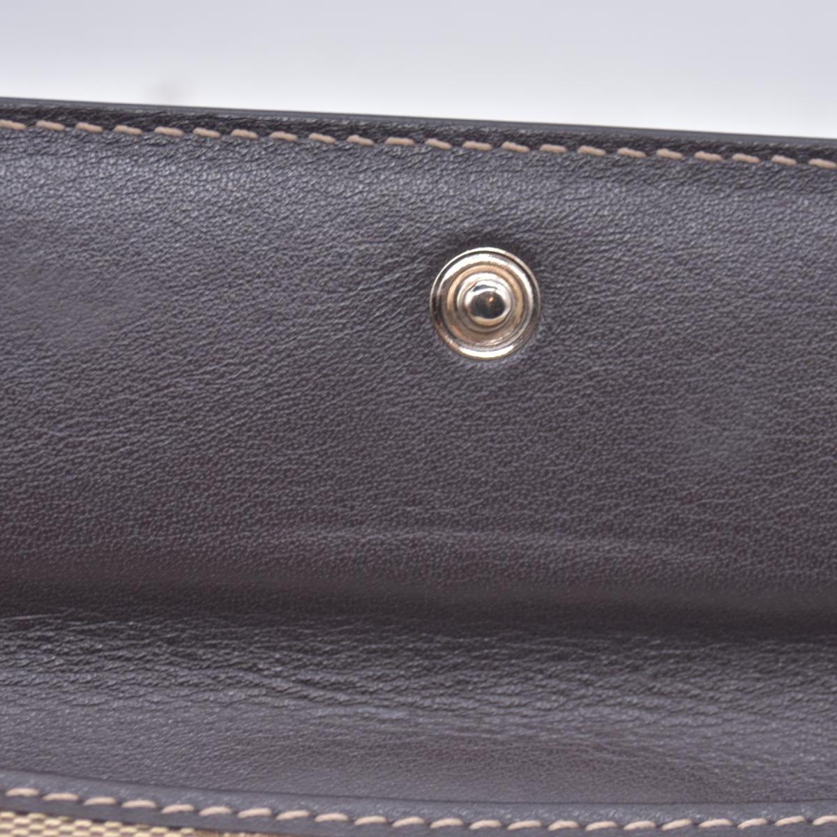 Gucci  GG Canvas Canvas Trifold Wallet CONSIGNMENT