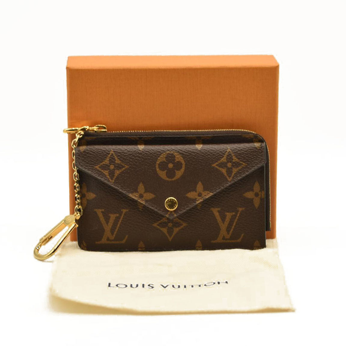 Louis Vuitton  Monogram Recto Verso Card Holder Black