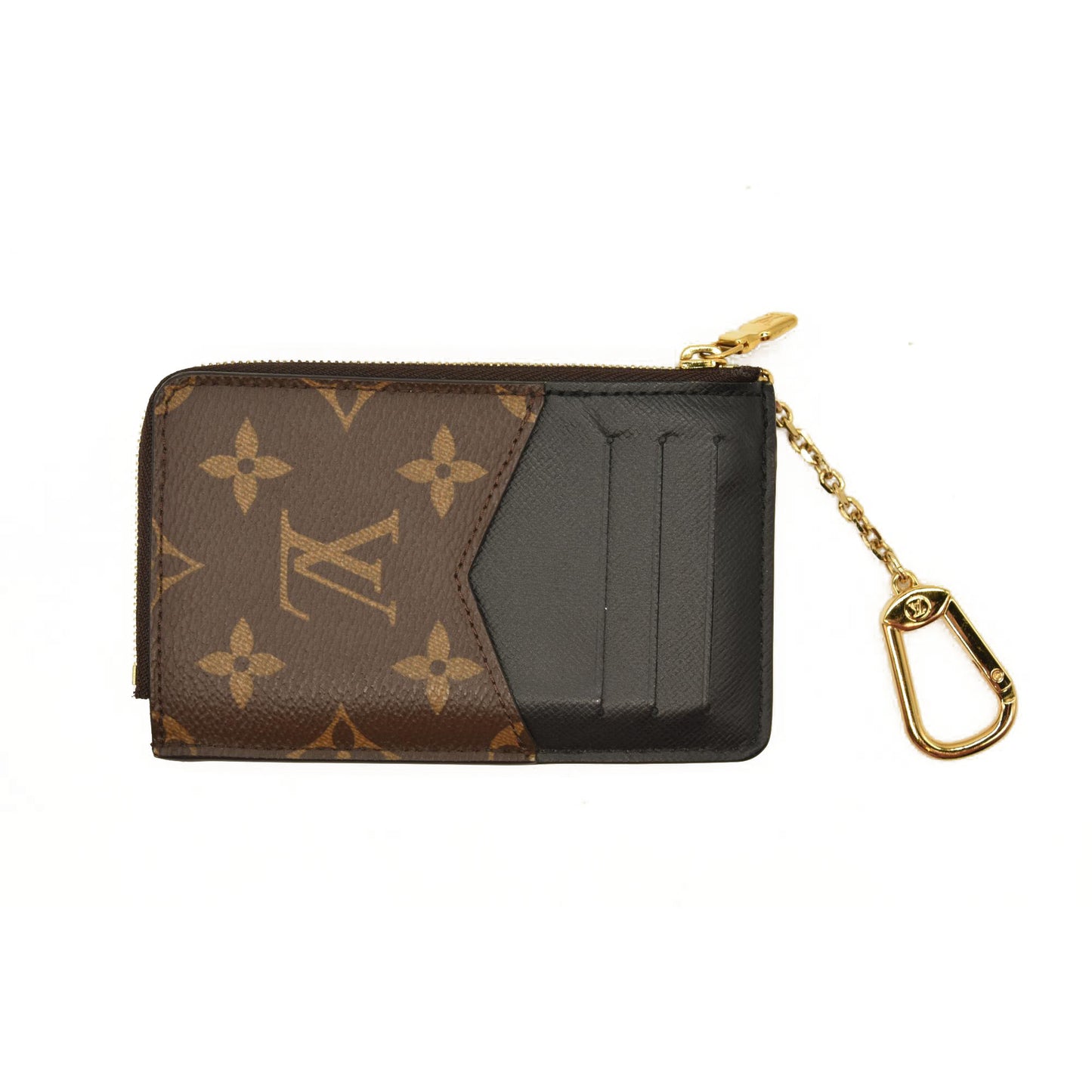 Louis Vuitton  Monogram Recto Verso Card Holder Black