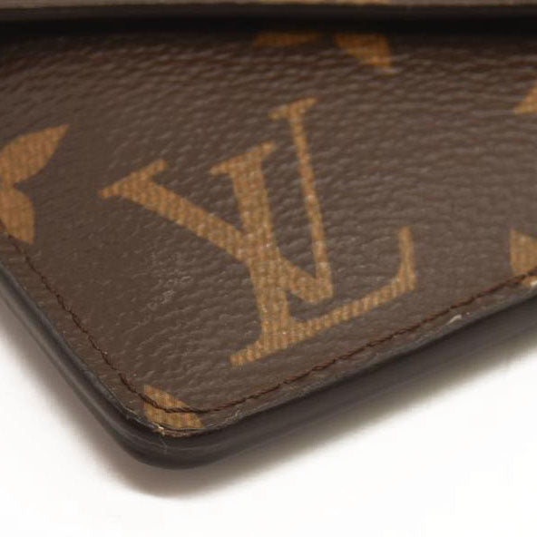 Louis Vuitton  Monogram Recto Verso Card Holder Black