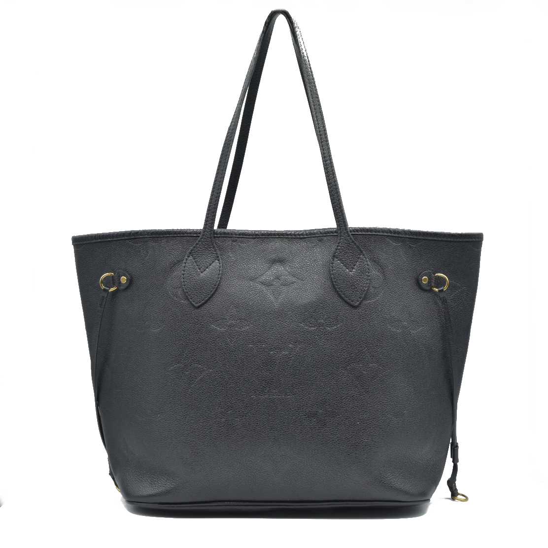 $2940 Louis Vuitton LV Monogram Neverfull  MM Empreinte Black Tote