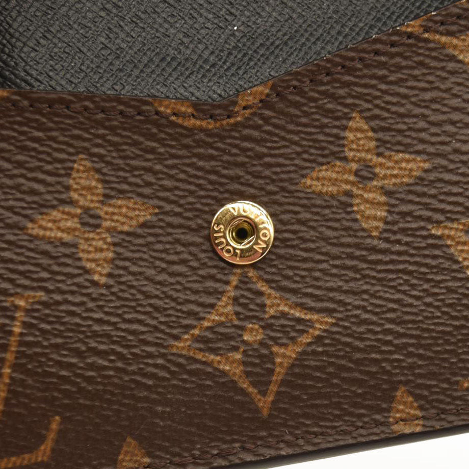 Louis Vuitton  Monogram Recto Verso Card Holder Black