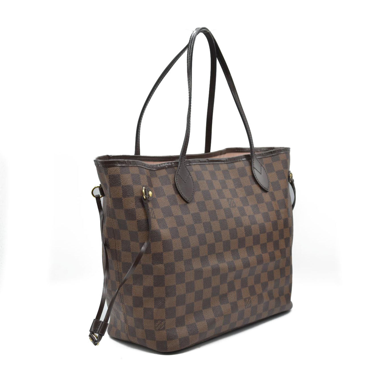 Louis Vuitton  Damier Ebene Neo Neverfull MM Rose Ballerine AR1128