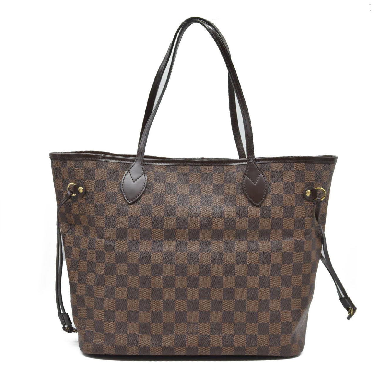 Louis Vuitton  Damier Ebene Neo Neverfull MM Rose Ballerine AR1128