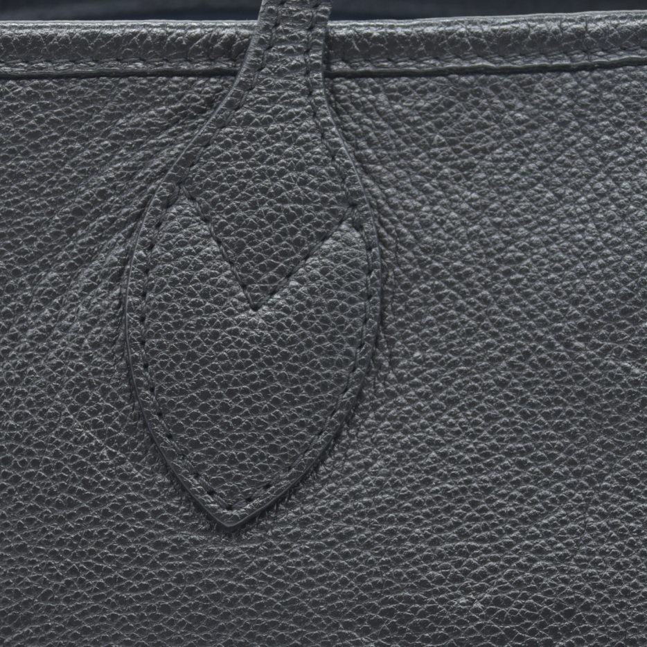 $2940 Louis Vuitton LV Monogram Neverfull  MM Empreinte Black Tote