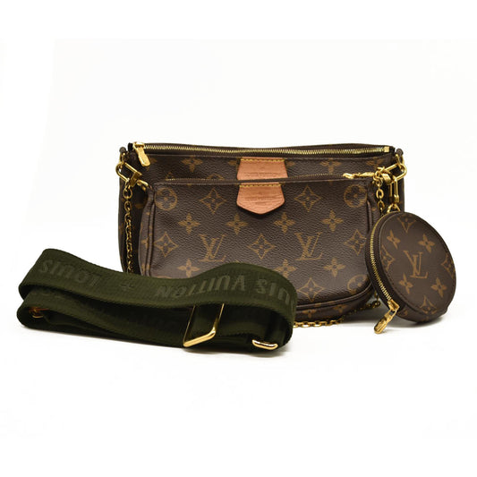 Louis Vuitton  Monogram Multi Pochette Accessories Kaki RFID TA3270