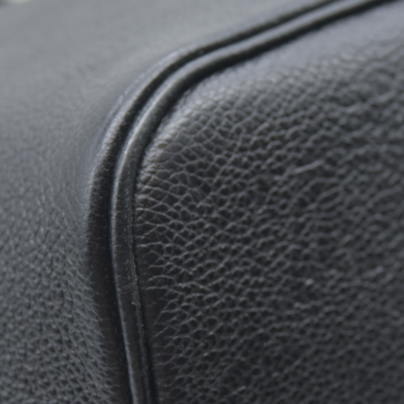 $2940 Louis Vuitton LV Monogram Neverfull  MM Empreinte Black Tote