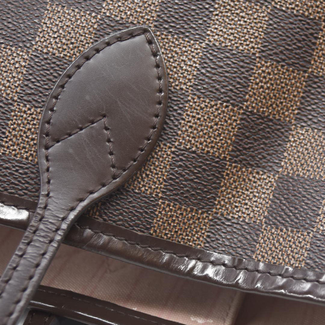 Louis Vuitton  Damier Ebene Neo Neverfull MM Rose Ballerine AR1128