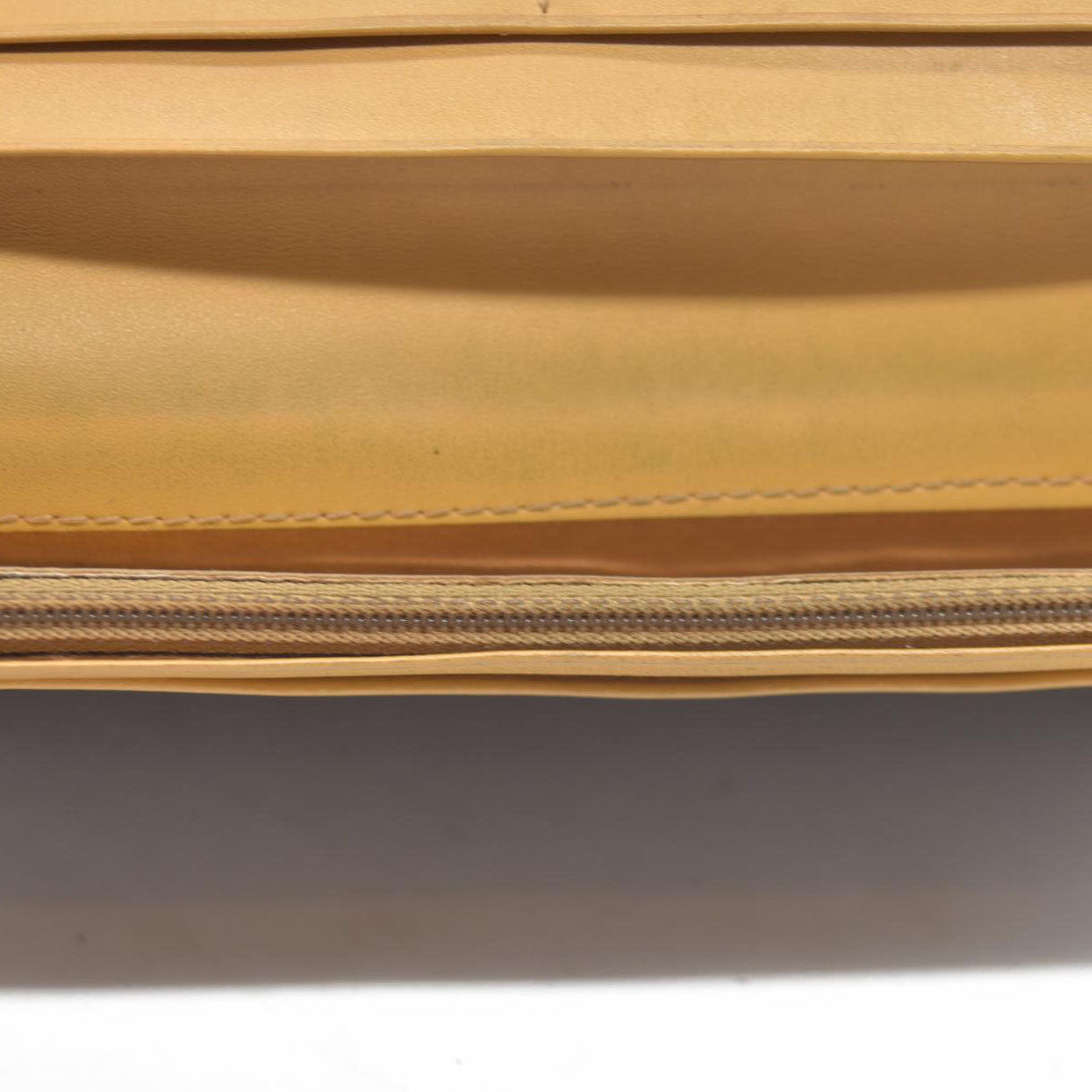 CELINE Macadam PVC Long Bifold Wallet Brown