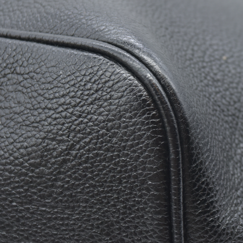 $2940 Louis Vuitton LV Monogram Neverfull  MM Empreinte Black Tote