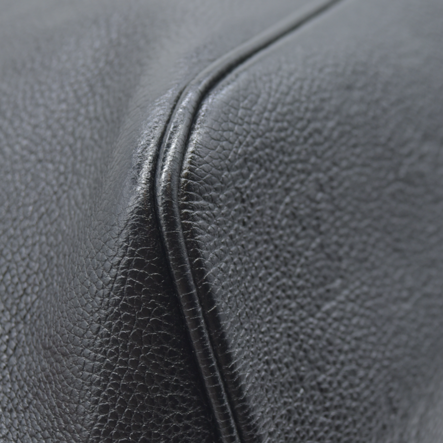 $2940 Louis Vuitton LV Monogram Neverfull  MM Empreinte Black Tote