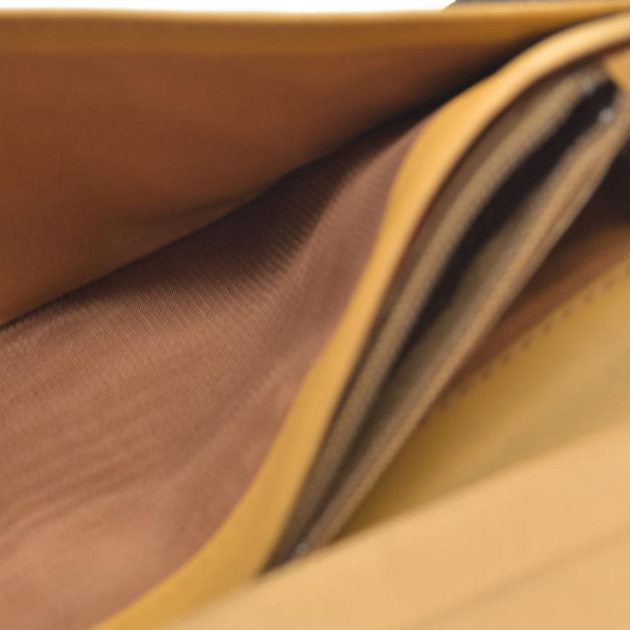 CELINE Macadam PVC Long Bifold Wallet Brown
