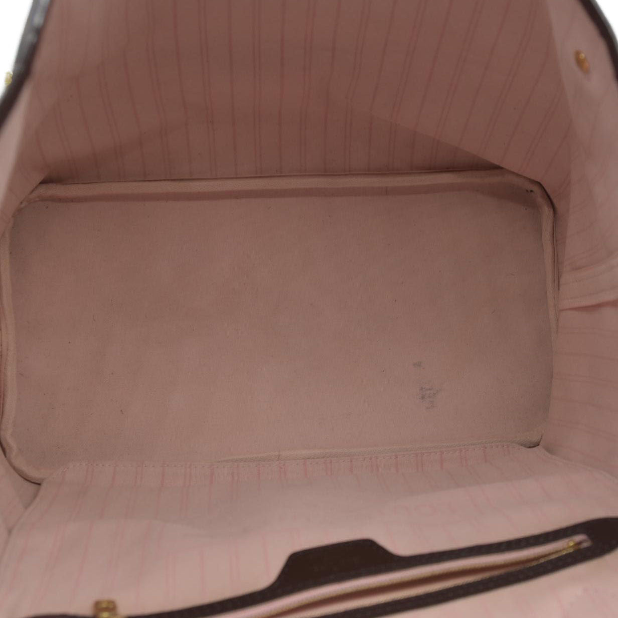 Louis Vuitton  Damier Ebene Neo Neverfull MM Rose Ballerine AR1128