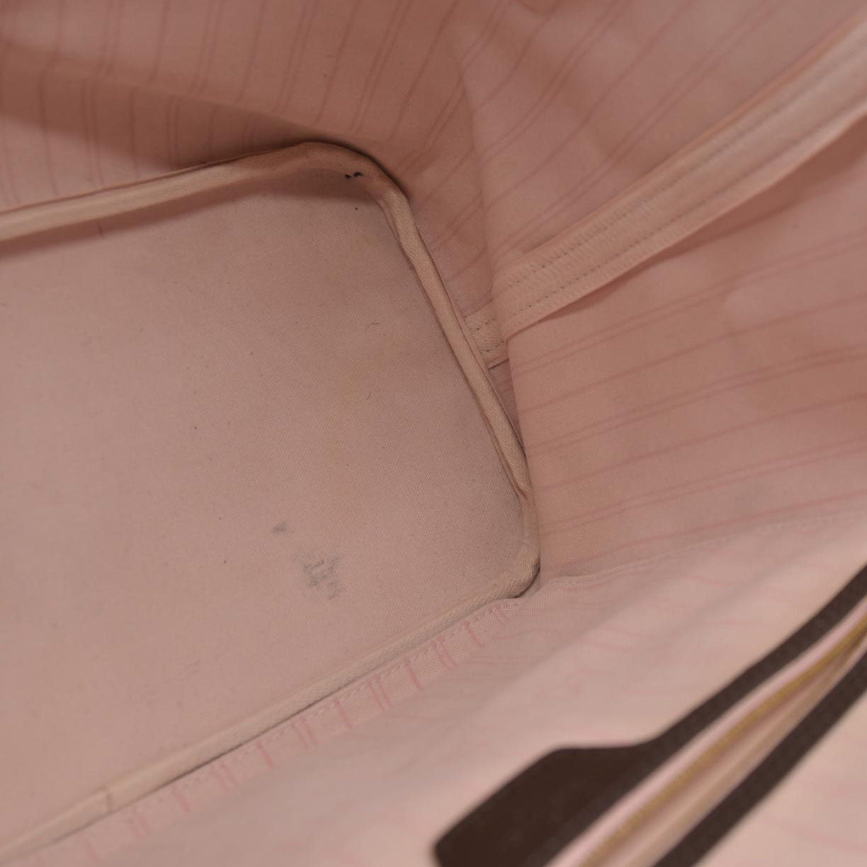 Louis Vuitton  Damier Ebene Neo Neverfull MM Rose Ballerine AR1128