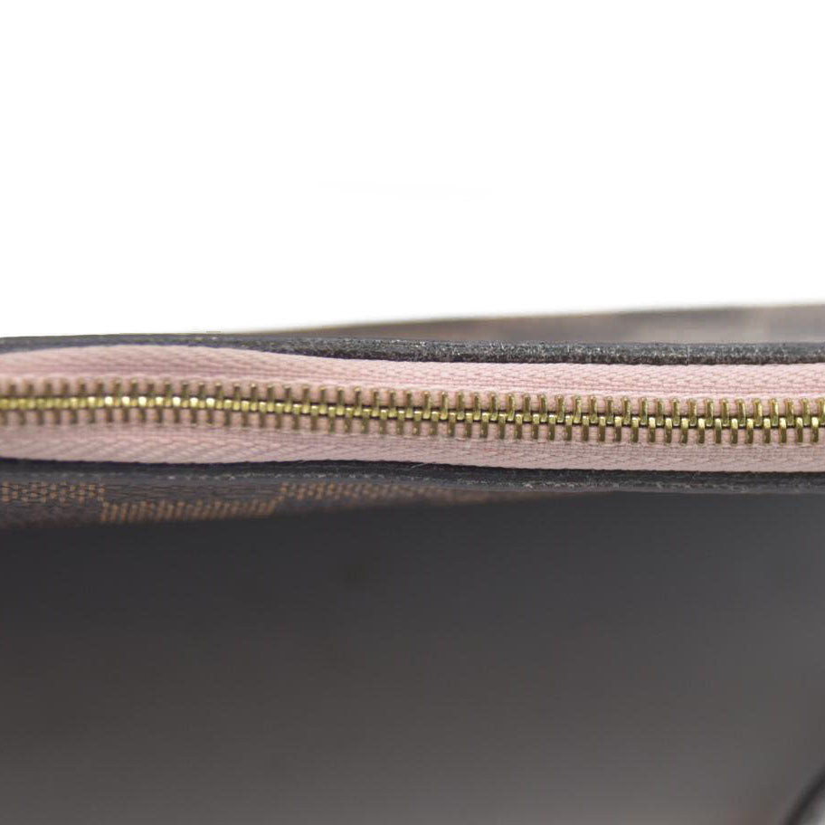 Louis Vuitton  Damier Ebene Neo Neverfull MM Rose Ballerine AR1128