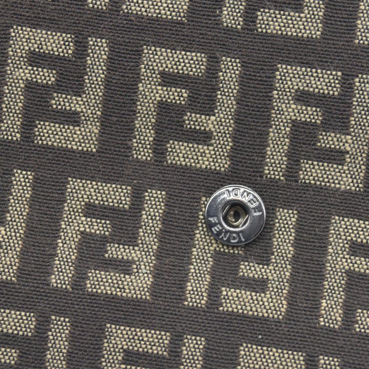 $530 Fendi Zucca FF Logo Printed Bifold Wallet - Consignment