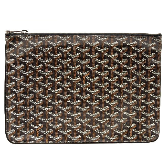 Goyard Goyardine Senat Pochette MM Black